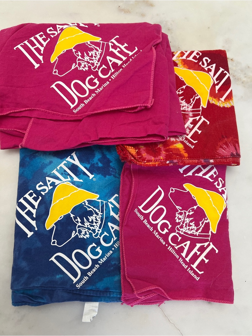 The Salty Dog Cafe Bandanas - 4 pieces